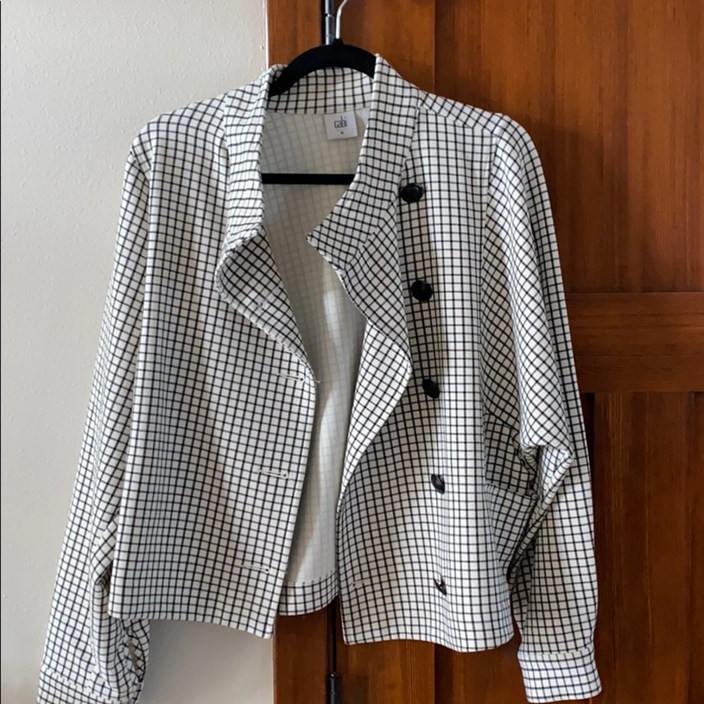 cabi Windowpane Jacket/Blazer #3173​ -Medium - Picture 2 of 5